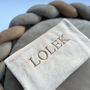Personalizowany kocyk - beżowy